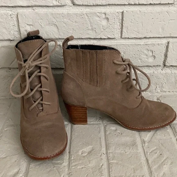 Dolce Vita Tan Heeled Boots - Picture 2 of 7